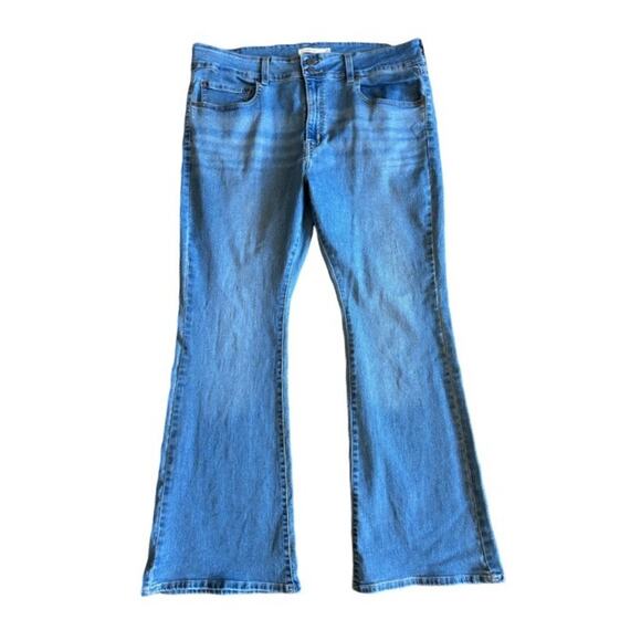 Levi’s 726 Jeans Flare Size 34 Denim High Rise Casual Rodeo Western Cowgirl - Picture 1 of 10